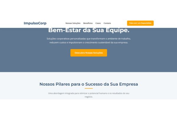 Landing Page para Apresentação