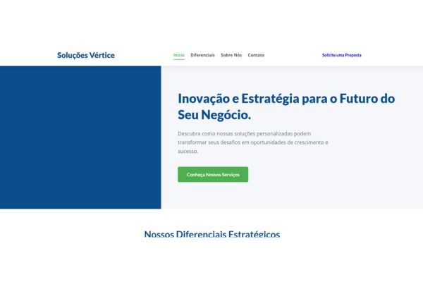 Landing Page para Apresentação